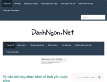 Tablet Screenshot of danhngon.net